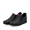 Rieker Tex Slip On Comfort Shoe - Black wine